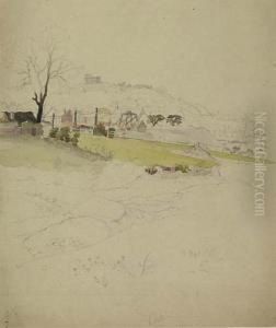 View Of A Colliery At The Edge Of A Town by John Ruskin