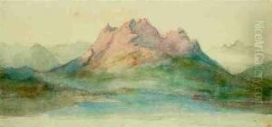 Mount Pilatus From Lake Lucerne by John Ruskin