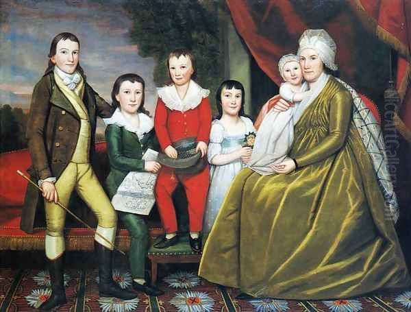 Mrs. Noah Smith and Her Children - view 1
