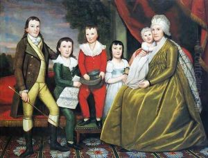 Mrs. Noah Smith and Her Children