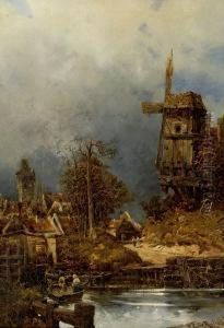 Die Alte Muhle Bei Delft