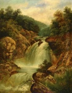 Landscape With Waterfall