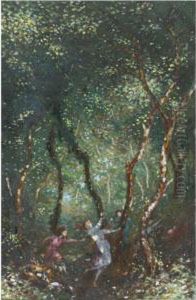 Figures Dancing In The Woods by George William, A.E. Russell