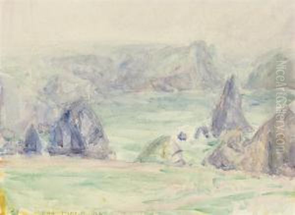 Fog, Bay Of Goulphar, Belle-ile - view 1