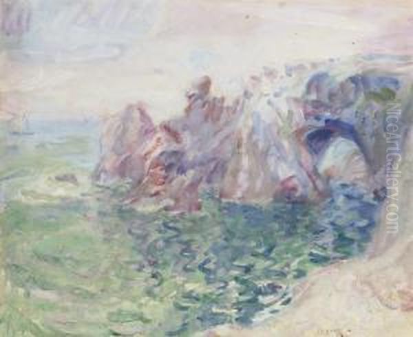 Clos Marion, Belle-ile, With Surging Seas - view 1
