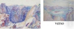 Rochers, Belle-ile (recto); Baie A Belle-ile (verso) by John Peter Russell