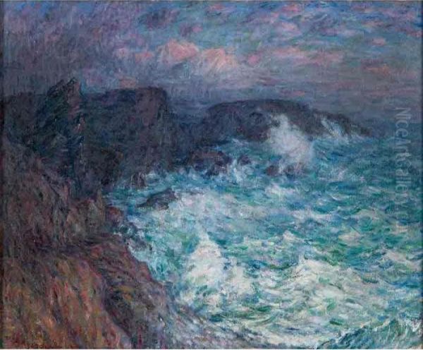 Gros Temps A Belle-ile (stormy Weather At Belle-ile) - view 1