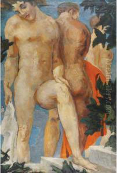 Three Bathers, Roma (trois Baigneurs) - view 1