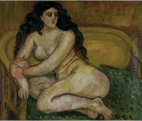 Seated Female Nude - view 1