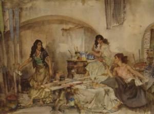 A Question Of Colours by Walter Westley Russell