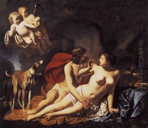 Jupiter and Callisto 1655 by Caesar Van Everdingen