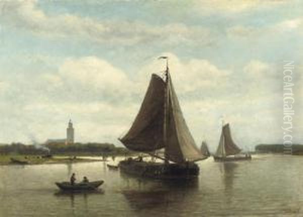 Shipping On A Calm, A Village Beyond - view 1