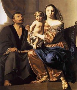 Holy Family c. 1660 by Caesar Van Everdingen