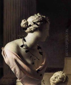 Still-Life with a Bust of Venus 1665 by Caesar Van Everdingen