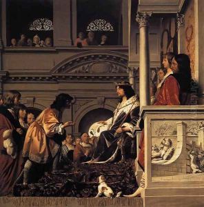Count Willem II of Holland Granting Privileges by Caesar Van Everdingen