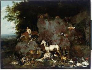 Carl Borromaus Andreas Ruthart
Adam Naming All Animals (gen. 2:19-21) by Carl Borromaus Andreas Ruthart