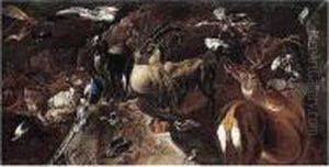 Study Of Animals And Birds,
Including A Fox, Squirrel, Wolf, Red Deer, Ibex, Mountain Goats, Owls, A
Peacock And Various Birds Of Prey Study Of Animals And Birds,
Including A Fox, Squirrel, Wolf, Red Deer, Ibex, Mountain Goats, Owls, A
Peacock And Various Birds Of Prey