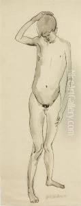 Knabenakt by Hubert Ruther