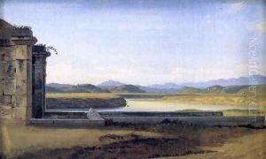 The Fountain of the Acqua Acetosa by Christoffer Wilhelm Eckersberg
