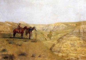Cowboys in the Badlands by Thomas Cowperthwait Eakins