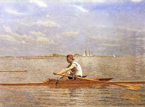 John Biglin in a Single Scull I - view 1