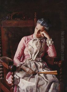 Miss Amelia C. Van Buren, ca. 1890 by Thomas Cowperthwait Eakins