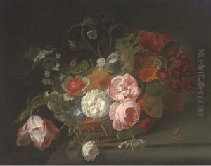 Roses by Rachel Ruysch