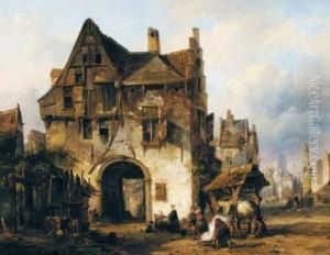Les Forgerons Dans La Ville Ancienne