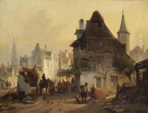 Belgische Strassenszene.