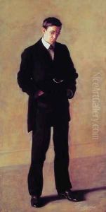 The Thinker - Portrait of Louis N. Kenton by Thomas Cowperthwait Eakins