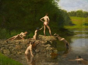 Swimming by Thomas Cowperthwait Eakins