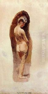 Female Nude by Thomas Cowperthwait Eakins
