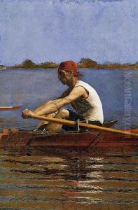 John Biglin in a Single Scull