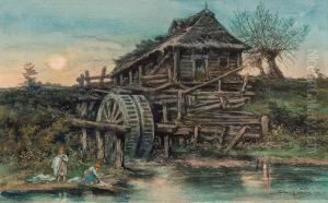 Old Mill by Tadeusz Rybkovski