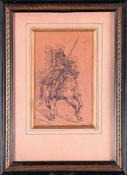 Husarz Na Koniu, 1874 R. - view 1