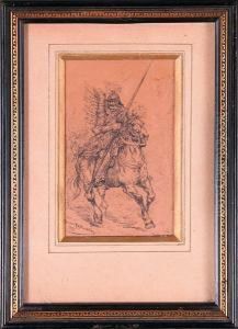 Husarz Na Koniu, 1874 R.