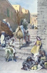 Street Scenes In The Old City, Jerusalem by Anna Rychter-May
