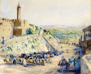 Market By David Citadel In Jerusalem by Anna Rychter-May
