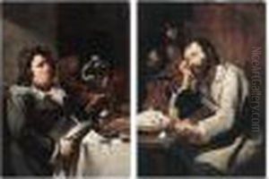 The Rich Man's Feast by David The Younger Ryckaert