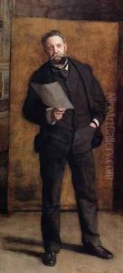 Portrait of Leslie W. Miller by Thomas Cowperthwait Eakins