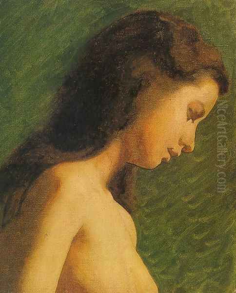 Study of a Girl's Head 1868-69 - view 1