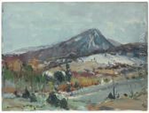 Mountain Winter Scene - view 1