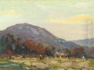 Mountain At Hoosatonic by Chauncey Foster Ryder