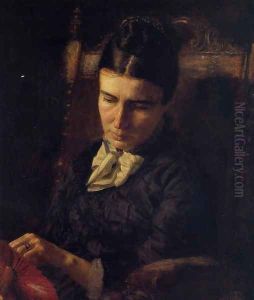 Portrait of Sarah Ward Brinton by Thomas Cowperthwait Eakins