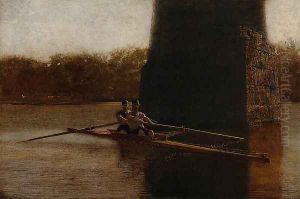 The Pair-Oared Scull by Thomas Cowperthwait Eakins