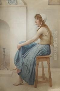 Fireside Reverie by Henry Ryland