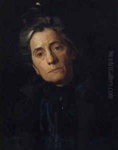 Portrait of Susan Macdowell Eakins (The Wife of the Artist) 1900 by Thomas Cowperthwait Eakins