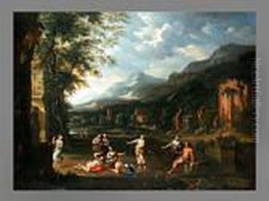 Heroische Landschaft Mit Herkules Im Garten Der Hesperiden