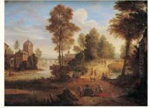 Vue D'une Forteresse Pres D'une Riviere
