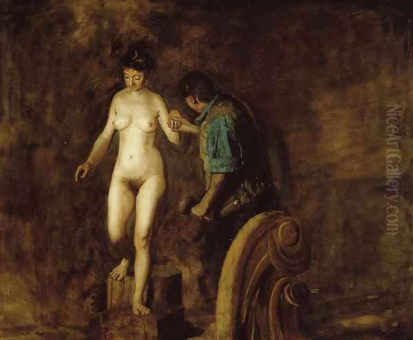 William Rush and his Model - view 1